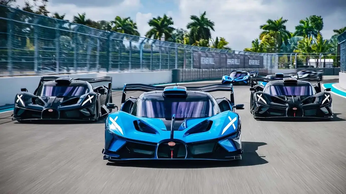Engine Tracking Bugatti Bolide track experience at Miami Autodrome