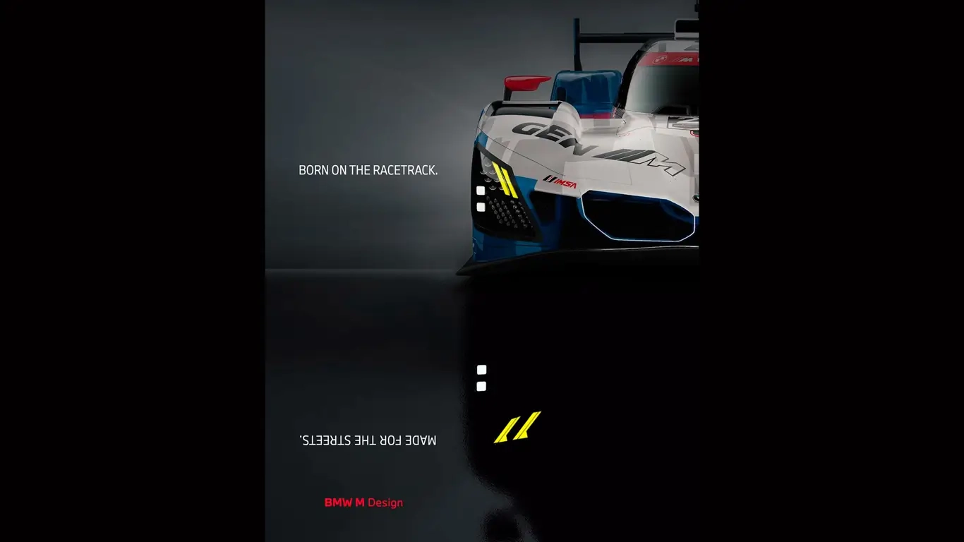 BMW M boss teases road car with racing-inspired yellow LED lights