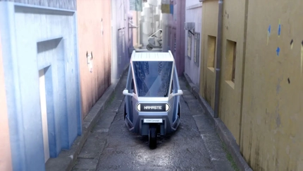 ヒュンダイがコンセプトの電動三輪車をTVSと共に本物の量産計画に変えた