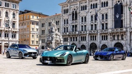 Maserati geeft V6-trio er 40 pk bij tijdens debuut in Triëst