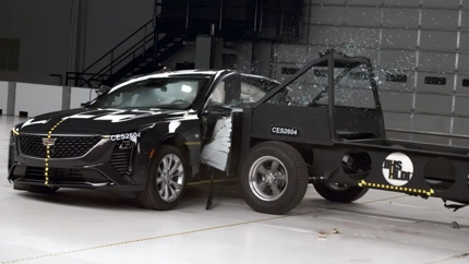 Cadillac CT5 flunks IIHS crash tests — 161 g head impact exposes a deadly side-impact flaw