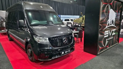 SVI convierte el Sprinter en un jet privado — y lo hace a prueba de balas
