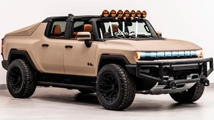 SoFlo Customs convierte el GMC Hummer EV en un clon del Humvee militar