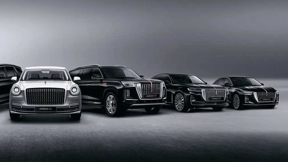 линейка HONGQI в России,HONGQI
