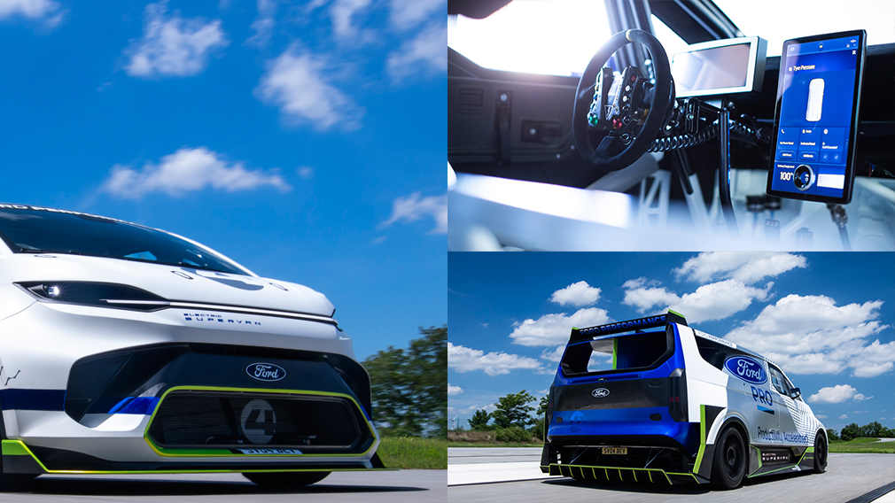 Компания FORD представит 2000-сильную электрическую модификацию фургона FORD TRANSIT 