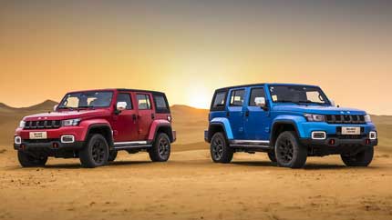 В России появился дизельный рамный внедорожник BAIC BJ40 за 3,95 млн рублей