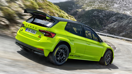 Компания Skoda представила болид Fabia RS Rally2 для профессионального ралли