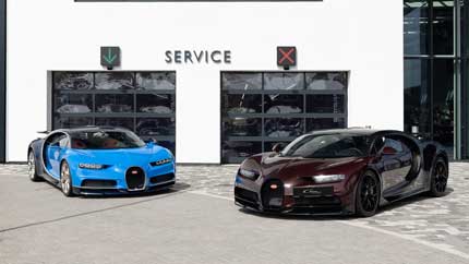 У Bugatti появился шестой официальный сервисный центр