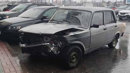 Названы автомобили, которые чаще всего в России попадают в аварию