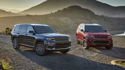 Более 330 тыс. внедорожников Jeep Grand Cherokee попали под отзыв из-за проблем в подвеске