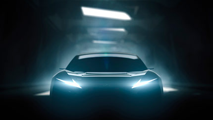 Компания Lexus опубликовала изображение загадочного электрокара