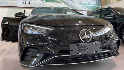 В Узбекистане показали электрический седан Mercedes-Benz EQE 350