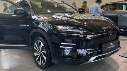 В Узбекистане показали электрический кроссовер BYD Song Plus Champion Edition