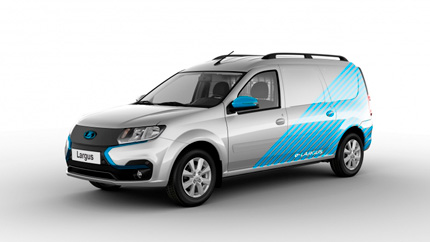 Электрофургон LADA e-Largus впервые показали на публике