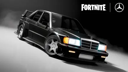 Mercedes оживил 190 E Evo II в Fortnite: в мире было всего 502 машины