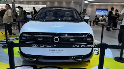 Компания Chery привезла на автосалон в Чэнду электрический концепт-кар QQ Qurio