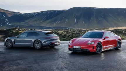 Обновленный Porsche Taycan: модернизированный дизайн, увеличенная мощность и новые версии