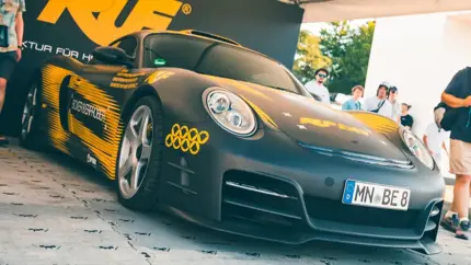 RUF привезла в Гудвуд суперкар с мотором, которого нет у Porsche