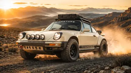 Porsche 911 снова отправили в грязь: появился дальнобойный off-road Meridian 911