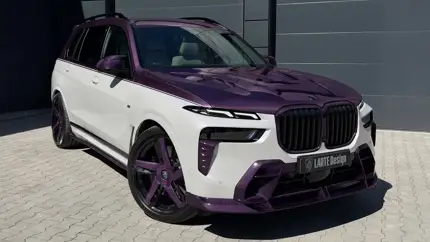 10 деталей и ни одной пленки: BMW X7 получил необычный цветной карбон