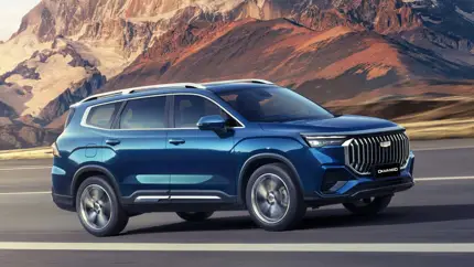 На рынок России выходит новый семиместный кроссовер Geely Okavango
