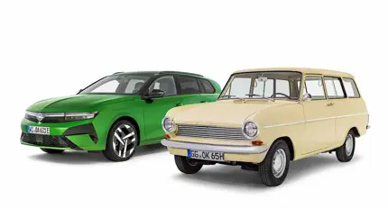 63 года практичности: Opel сравнил Kadett Caravan и новую Astra Sports Tourer