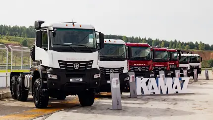 Компания КАМАЗ провела  тест-драйв автомобилей КАМАЗ поколения К5