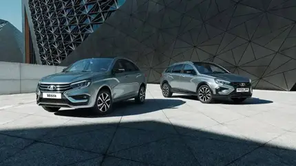 На территории АвтоВАЗа скопились тысячи автомобилей Lada Vesta из-за проблем с электроникой