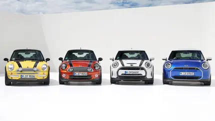 MINI отмечает 25 лет дизайна при BMW: что сохранили от модели 1959 года