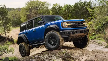 Внедорожник Ford Bronco Raptor потемнел с пакетом Black Appearance