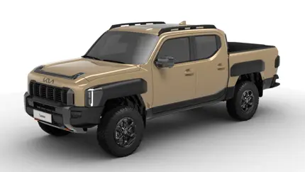 Новый Kia Tasman готовится к долгой жизни с гибридом и электродвигателем