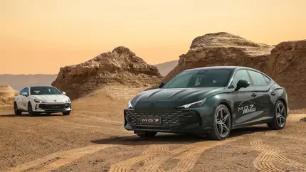 В РФ привезли лифтбеки MG 7 – автомобиль бизнес-класса со спортивным характером. Цены от 3,5 млн рублей