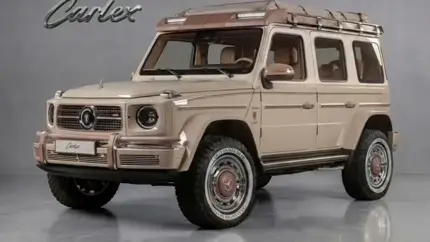 Этот Mercedes-AMG G 63 обшили кожей даже снаружи: он похож на дорогой сафари-лодж