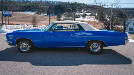 Яркий Chevrolet Impala SS с 427-м мотором готовится к аукциону